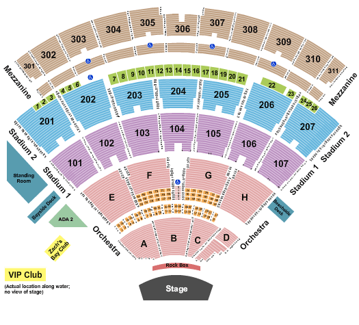 Jones Beach Theater Jones Beach Theatre Seating Chart